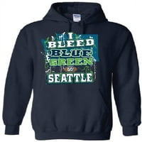 Seattle Football 'I krvari Blue & Green Go Sijetl