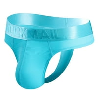 Jock Strap Jockstrap Gatches za muškarce muški pristaše atletski donji rublje bikini svijetlo plavi