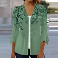 GDFUN ženska bluza za žensku košulju Outerwear Dužina rukav Ležerne prilike Ležerne prilike za odmor