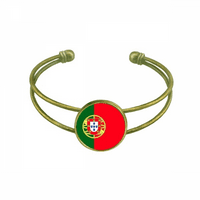 Portugal Nacionalna zastava Europe Zemlja narukvica BALLIN RETRO Otvori manžetnu nakit