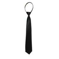 Zipper Fashion Muška široka ležerna kravata kravata Lazy Zip Up Business Gentle N9C5