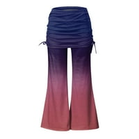 Ne propustite Himeway Palazzo pantalone za žene Ležerne prilike ženske modne gradijent solidne boje