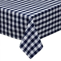 Checkers Stolcloth Navy Whte 60x84
