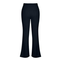 AWDENIO Ljetne hlače za žene čišćenje Ženska moda Tanak fit udoban džep u boji Ležerne pantalone