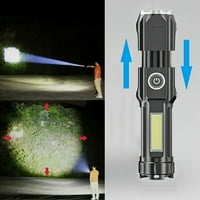 Svjetiljka USB punjive Ponovno zumiranje High Flash Light Tactical Svjetiljke Sati Trajanje baterije