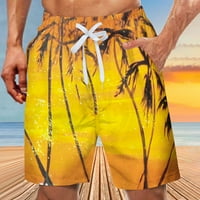 Swim trunks muškarci plivajući trupci Leisure Leisure Summer Horts Sportski džep Comfy hlače Ispisano