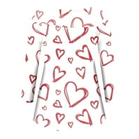 Popust Ženska majica za Valentinovo V-izrez Dugi rukavac Majica s dugim rukavima Valentine Grafički