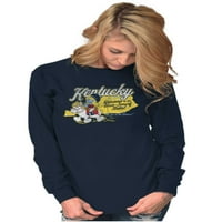 Kentucky Ky Cowgirl Vintage Smurfette Ženska majica s dugim rukavima Brisco Brends X