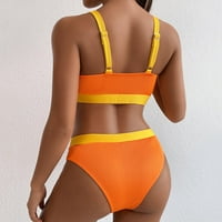 Baycosin ženski visoko struk bikini Push up Bikinis Print kupaći kostimi ženski kupaći kostimi