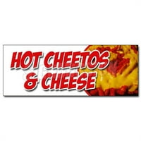 36 Hot Cheetos i sir naljepnica za naljepnicu topljena meksički čili te hranu