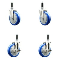 Servisni kotač marke marke od nehrđajućeg čelika Stroj za širenje stabljike plave police kotača i 3