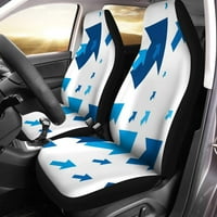 Set auto-sjedala pokrivača Strelice Universal Auto Prednja sjedala Zaštitni za auto, suv limuzina, kamion