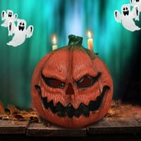 Tarmeek Jedreći dekor Halloween ukrasima na otvorenom silikonska maska ​​za lice Halloween Party Cosplay,