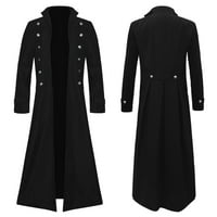 Muške modne kapute jakne Vintage jakne kaput srednji i dugi kaput dugih rukava