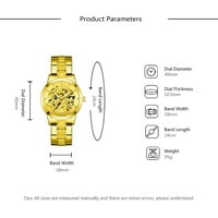 Europski-američki stil casual muški luksuzni zlatni kvarcni sat Muški satovi za odmor