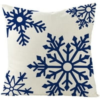 Virmaxy prodaja Božićni jastuk zagrljaj jastuk za jastuk, posteljina kućica kauč na razvlačenje božićno ukrašavanje plavo