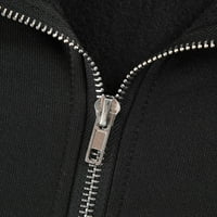 Brglopf Žene Zip up dukseve dugih rukava Dukseri s dugim rukavima, pune patentne jakne Y2K Jesen s džepovima