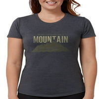 Cafepress - planinska trkač Ženska deluxe majica - Ženska tri-mješavina majica