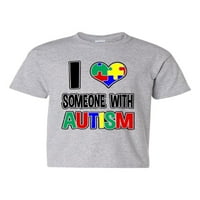 Majice za velike dječake i vrhovi tenkova - volim nekoga s autizmom