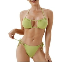 Gacuw Bikini kupaći kostimi za žene Dvije kupaći kostim za žene Halter kupaći kostimi TOP kratke kratke