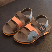 Eczipvz toddler sandale dječake Djevojke otvorene prste prugaste cipele prve šetače cipele Summer Toddler