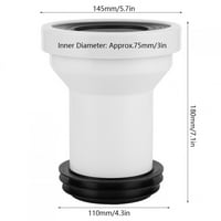 Adapter za toalet, toaletni dodaci Toaletna izlazna cijev za izlazna cijev za split wc wc-ovi za integrirane
