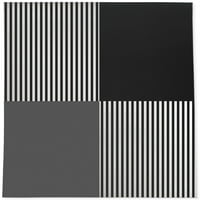 Crno-bijela tepih za crnu i bijelu površinu od strane Kavka dizajna