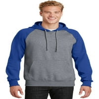 Sport-Tek Raglan Colorblock pulover s kapuljačom s kapuljačom-XL
