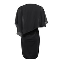 Haljine za žene Ženska V-izrez Dužina čvrstog fit & flare dress Dužina koljena Seksi Fit & Flare Chemise
