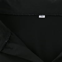 Abtel Ladies Vest rever tenkovi seksi majice za žene boemska zabava crna 3xl