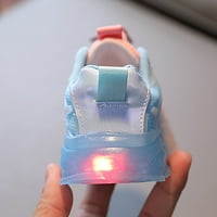Cipele za dijete Dječje tenisice Gradient LED lagane cipele čipke meke đonove