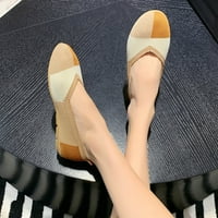 Žene modne jesenske casual cipele ravna dna okrugla prst mrežasta lagana jednostavna udobna boja blok