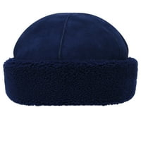 Cappello u Suede e Pelliccia Blu