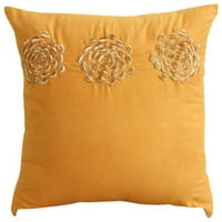Navlake za jastuke, zlatni jastuk, origami cvjetni cvjetni jastuci za temu, poklopci jastuka, cvjetni