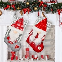 Pnellth viseći čarape kreativni svestrani božićni božićni rudolpski ukras čarapa za festival