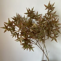 TRAYKNIK Umjetno cvijeće, DIY Vivid Maple Leaf Fau svilena cvijeća Fotografija rekviziti Lažni list