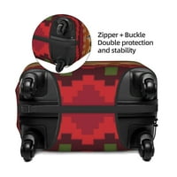 Poliesterski elastični poklopac prtljage, Maya Aztec Tekstilni dizajn Uzorak otporan na prašinu zaštitnik od putnika