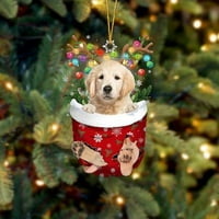 VNTUB Clearence Funny Božićne ukrase drvva, pogodno za pse - pokloni za ljubitelje za pse - Božićne