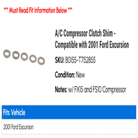 C Krupčani kompresor SHIM - kompatibilan sa Ford izleticom