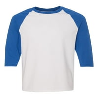 The Heavy Pamuk Raglan majica s tri četvrtine, XL, Bijeli kraljevski