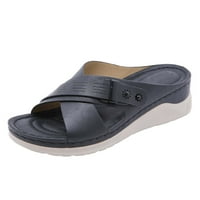 Ženske sandale Ljeto Guste potpetice Flip Flops Bohemian Open TOE Roman Cipele Casual Beach Sandals