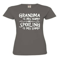 Ženska baka je moje ime razmazivanje je moja igra Deluxe meka majica