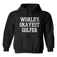 Na svijetu Dokust Golfer sarkastični novitet poklon ideja za odrasle humoru smiješne muške dukseve