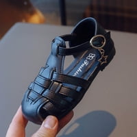 Sandale za djevojčice sdjmom djevojčice - kože od strane gladijatora sa petom patentnim zatvaračem