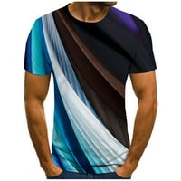 Corashan grafički majica muške majice kratki rukav tiskani ljetni okrugli vrat Trend trend ležerne majice
