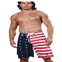 Američka zastava Muški kuhanje Trunče 4. jula kupaći košari plivanja kratke hlače, veličina S-XXL