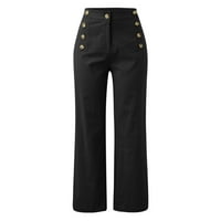 Akiigool pantalone za žene Trendi ženske golf hlače raste radne hlače za gležnjače visoke struke haljine