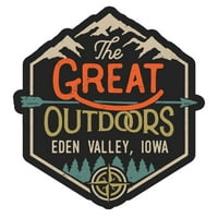 Eden Valley Iowa The Great na otvorenom dizajn naljepnica vinilne naljepnice