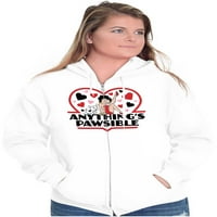 Betty Boop Vamsa moguća puna Zip hoodie dukserice Žene Brisco brendovi m