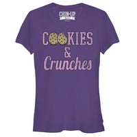 Junior's Chiop Up Cookies i Crunches Grafički tee ljubičasti medij